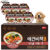 애견비책 강아지 그레인프리 습식 화식 사료 1Box (6개입), 오리+연어