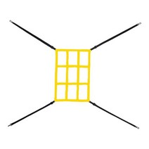 야구그물망 피칭망 배팅그물 휴대용 야구 소프트볼 연습 네트 스탠드 경량 스포츠 테니스용, 01 YELLOW