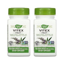 NaturesWay 네이쳐스웨이 바이텍스 후르츠 과일 400mg 베지캡슐 100정 2개세트