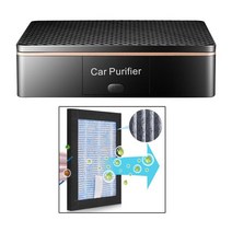 자동차 공기 청정기 공기 청정기 음이온 발생기 Ionizer USB 충전, 02 Black