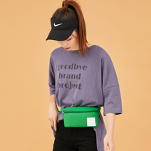 골프 힙색 볼 파우치 허리 벨트, 라이트그레이