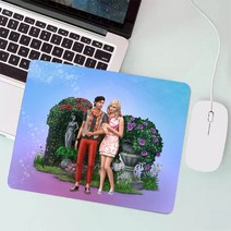 롤 게이밍 장패드 The Sims 4 소형 게임용 마우스 패드 PC 게이머 키보드 컴퓨터 사무실 매트 노트북 매트, 14 A14_02 LockEdge250x200x2mm, 1개