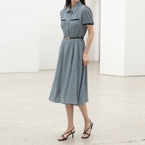 모노앳디 라치카 도트 반팔 원피스