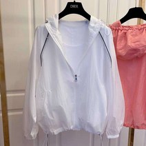 Tagi.여성 자외선 차단 후드집업 점퍼 경량 바람막이 코트 봄여름