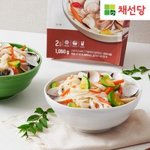 채선당 국물 맛이 일품인 신선 백합 칼국수 (2인분)