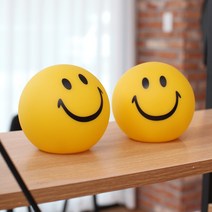 구디푸디 해피 스마일 저금통 귀여운 인테리어 소품, 1개