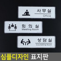 영문표지판 그림문구 오피스 미팅룸 비즈니스센터 표찰 매장 까페 인테리어 호실판, 회의실