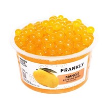 FRANKLY 팝핑보바 - 버블티 요거트 케이크 디저트용 (망고 450g)