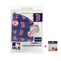 MLB 엠엘비 키즈패턴 마스크 방한대 BR 네이비, 1개