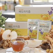자연그대로 국내산 나주 배도라지즙 100mlx30포 60포 120포, 단품