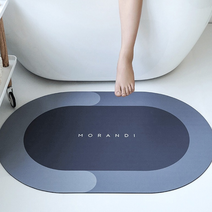 CNS 프리미엄 논슬립 규조토 발매트 1개, 그레이