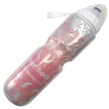코아브 보온 보냉 자전거 물통, 오렌지, 650ml