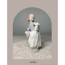 [앤틱/M] 야드로 소녀와 양 Girl with Lamb 4835, 확인하였습니다.