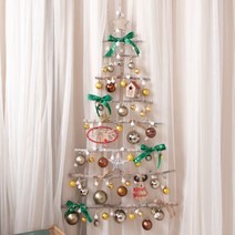 LED 마일드사슴벽걸이우드트리 100cm_P 크리스마스, 백색