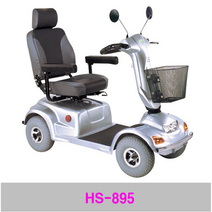 광주 전남 전북 전동스쿠터 대세엠케어 2022년 신형 HS-895-전국무료배송- 노인스쿠터 노인전동차 disabled scooter, SILVER