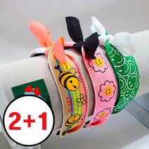 [2+1] 포쉬메이드 러블리 여아 머리띠 세트 반다나