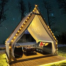 텐트 글램핑 몽골텐트 초대형 돔쉘터 장박 자캠 면, 3. 2.5 X2m(베이지)