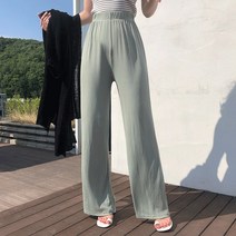 믹스비 / 소프트 크림 와이드 밴딩 팬츠 (4color)