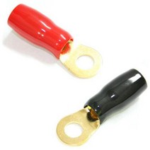 셀로트 4G링단자 Y자 20개 앰프배선 접지케이블 마이너스 플러스링단자, 4G링자(내경단8mm)블랙 20개