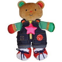 유아 소근육발달놀이 인형 지퍼 단추 끈묶기 27개월 크리스마스선물 아기장난감 집중력 여아