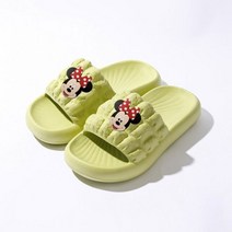 디즈니 미키마우스 EVA 두꺼운 바닥 거품 슬리퍼 여성의 봄과 가을 실내 홈 부드러운 한 단어