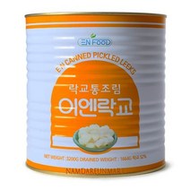 이엔 이엔락교 캔 SS, 6개, 3kg