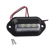캠핑카 계단 트레일러 카라반 계단 스텝1pc led 라이센스 번호판 조명 전구 286, 1개