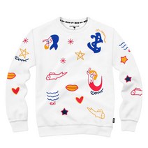 간쓰리 맨투맨 M~2XL 마리너