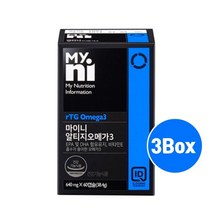알티지 오메가3오일원액 캡슐형 rtg오메가3 캐나다 저온초임계 멸치오메가3 엔초비 오일 기름 epa dha 흡수율 장용성 기억력 혈액 혈행 순환 개선 캐나다직수입 직구 약국 홈쇼핑, 1개, 브레인비 3통