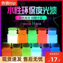 형광제 액체 스프레이 칠색 야외 봉지 야광 에나멜 오일은 초광성 무독성 천연으로 개조되었다., 01 기타, 12 풀세트11색（각50g每瓶）