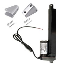 리니어 액츄에이터 선형 dc 12v 24v 브래킷 포함 50 100 150 200 250 300 350 400mm 30w 2.5a, 400mm 스트로크 길이, 12v 500n 20mm 초