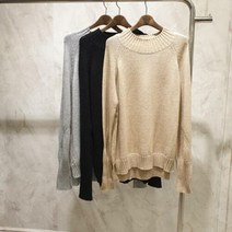 이랜드 [리안뉴욕]리안뉴욕 하이넥 메탈 니트RQBKPO700