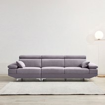 동서가구 마티아 4인 아쿠아텍스 발수 패브릭 소파 DF921883, 그레이