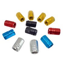 타이어 공기주입구 흙먼지차단 밸브캡 셀프튜닝 바람마개 간편교체 고무캡, 블루