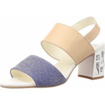 [랑뱅 온 블루]백 벨트 샌들 2603레이디스 블루 콤비 23 cm E