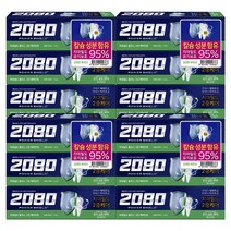2080 파워쉴드 플러스 그린 치약 120g 12개