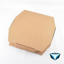 KLB-13인치 팔각 무지 피자박스 파전 피자배달 피자포장 전박스 부침개상자 파이 포장 100장