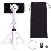 나인어클락 맥세이프 셀카봉 블루투스 스마트폰 삼각대 거치대 맥포드 V1, 블랙