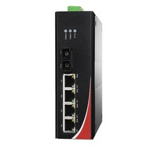 산업용 4포트 100M 싱글 광컨버터 NEXT-POE515FDT-SCS, 단품