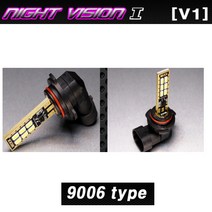 LED 안개등 자동차 포그램프 타입별 종류별 시인성 야간운전 믹스 NIGHT VISION V1 고휘도 6500K 880 881 H8 H11 H3 H10 9006, 2개입, 9006 타입