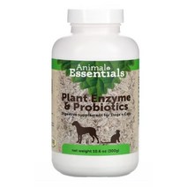 Animal Essentials Amylase 아밀레이스 Protease 단백질분해효소 효소 pre Pro biotics for Dogs + Cats 10.6 oz (300 g)