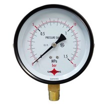 일반 압력계 진공계 연성계 A타입 100파이, 100파이 150bar