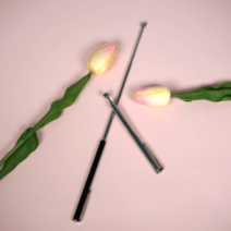 안테나 지시봉 브리핑 막대 발표 자석, 블랙, 1개