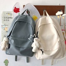 유지원졸업선물 남자 여자 무지 기본 디자인 캐주얼 캔버스 가방 백팩캐주얼백팩 남자중저가가방 남자캐주얼백팩 남성백팩 여성오피스백팩 멀티백팩 남자백팩, 그레이