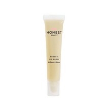 Honest Beauty Gloss-C 립글로스 파피 토파즈 코코넛 오일 + 호호바 씨드 오일 함유 | EWG 인증 + 피부과 테스트 완료 & 비건 + 크루얼티프리 | 9.5m, Moonstone Clear