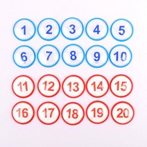 35mm 사물함 테이블 원형 숫자번호판 컴퓨터학원 독서실 헬스장 목욕탕, 파랑 21~30