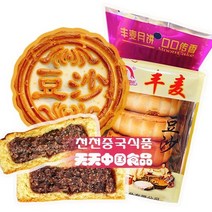 [천천중국식품]맛있는 중국수입 팥소월병 400G, 1개