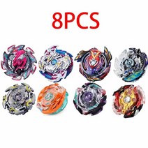 모델 Beyblade Burst Toys With Starter and Arena Bayblade 금속 융합 God Spinning 탑 블레이드 장난감, [24] SZTL-8PCS-11