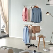 스마트홈 UPGRADE 트리플행거 아이보리 옷걸이 가게 고정식 매장, 단품, 단품
