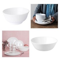 이케아 오프타스트 밥그릇 화이트 11 cm15cm, 15cm ﻿(602.589.16)